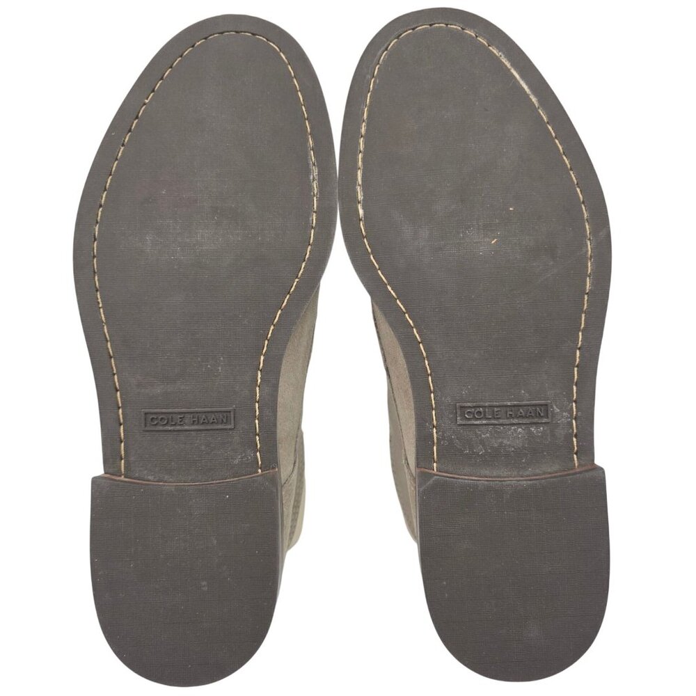 Cole Haan Ogden Stitch Suede Chukka Boots Taupe Tan Dress Casual Shoes Mens 9M - Picture 4 of 11